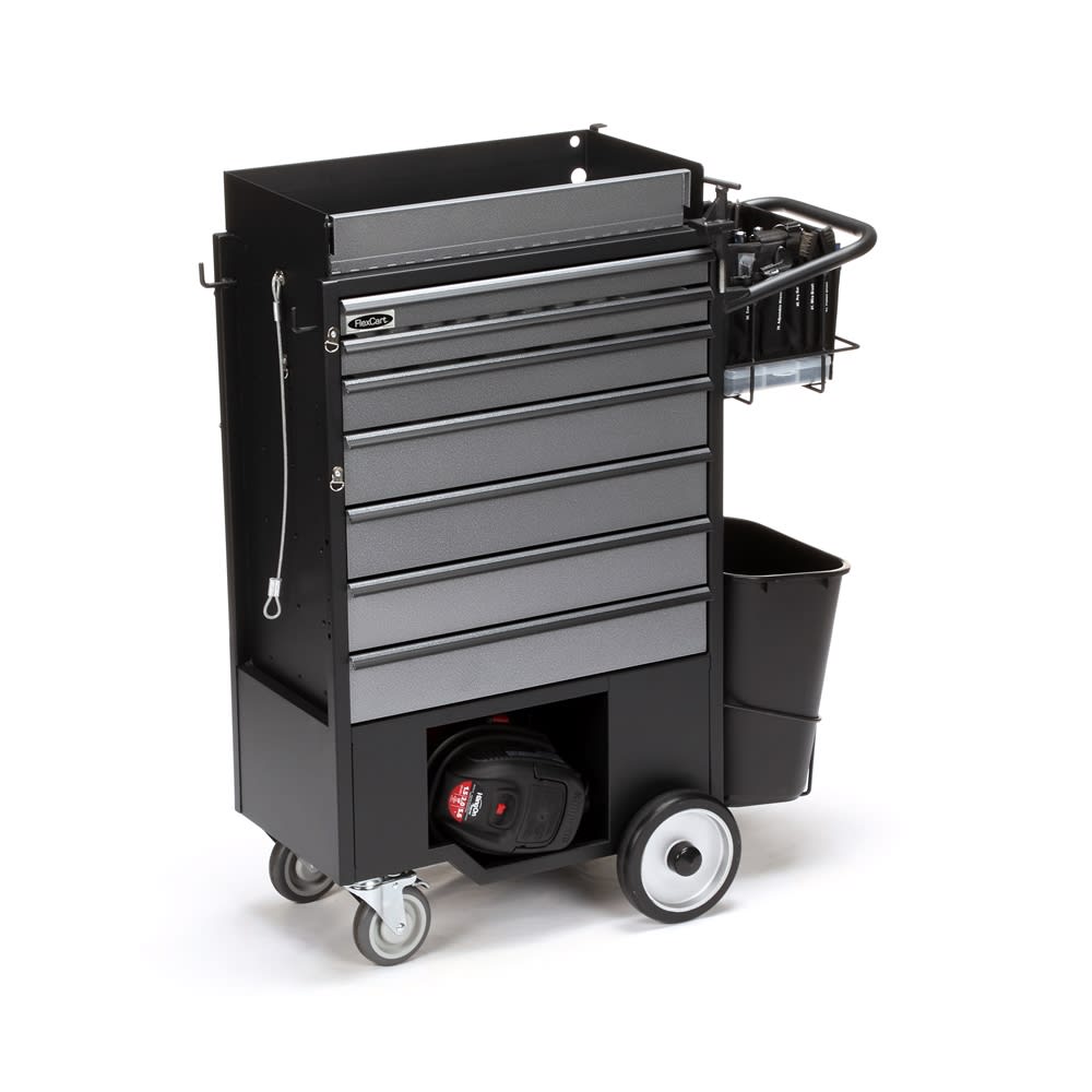 美品 Frontier Hotel 黒 オールド カジノデック GuestSupply US | FlexCart General Maintenance Cart with All Tools